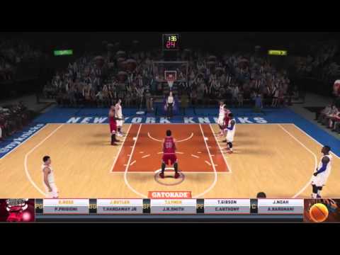NBA 2K15 Chicago Bulls MyLEAGUE: Tyrone Lynch Debuts Vs The Knicks! | Episode 2