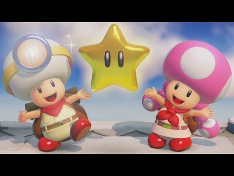Captain Toad: Treasure Tracker Walkthrough - Part 1 (All Super Gems)
