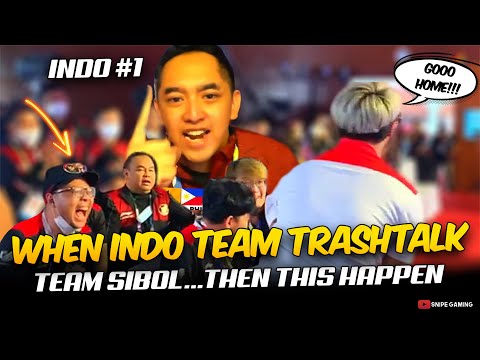 WHEN INDO TEAM TRASHTALK TEAM PH...THEN THIS HAPPEN 🤯