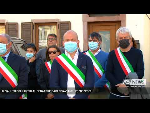 IL SALUTO COMMOSSO AL SENATORE PAOLO SAVIANE | 25/08/2021