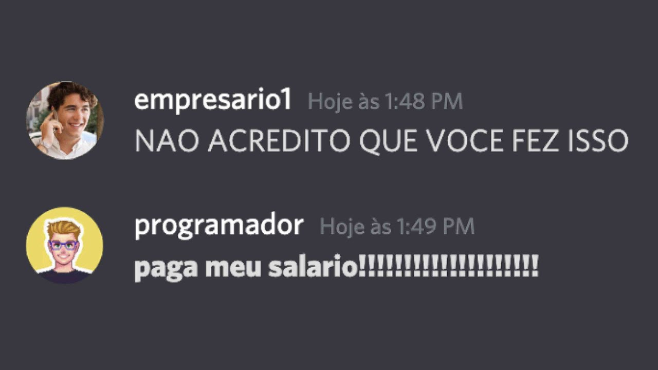 NÃO SACANEIE PROGRAMADORES