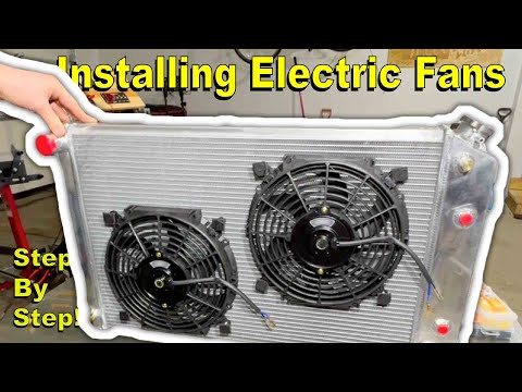 How To Install Electric Fans On Radiator | The Meano Camino