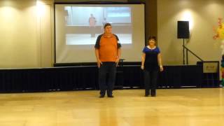 He Ain&#39;t Gonna Change Line Dance Demo by Mark Cosenza @ WCLDM 2015