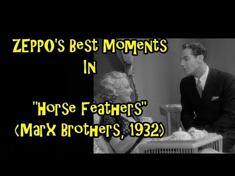 ZEPPO's Best Moments In "Horse Feathers" (Marx Brothers, 1932)