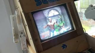 House of the dead 2 Sega dreamcast and light gun is working #sega #dreamcast #arcade #retrogaming