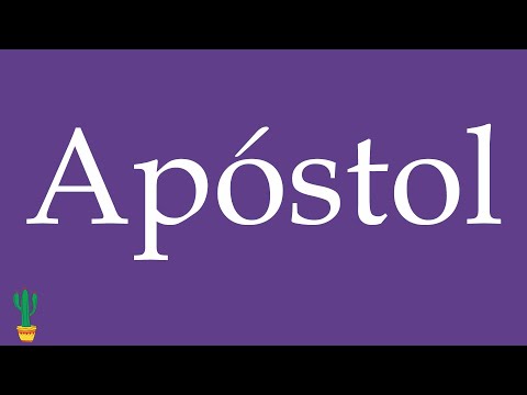 How to Pronounce ''Apóstol'' (Apostle) Correctly in Spanish 🇲🇽