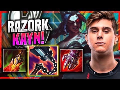 WHEN RAZORK PICKS KAYN! - MSF Razork Plays Kayn JUNGLE vs Riven! | Challenger TV