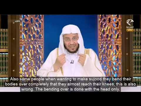 When praying in a chair in Ruk'u and Sujood should one bend his head or whole body?