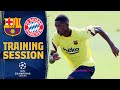 Last TRAINING SESSION in Barcelona before LISBON ??