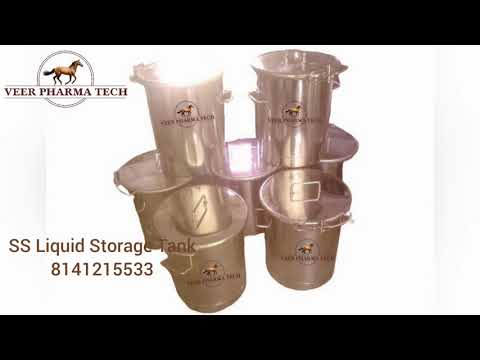 1000L Stainless Steel Chemical Storage Tank