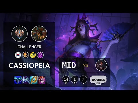 Cassiopeia Mid vs Lucian - KR Challenger Patch 11.9