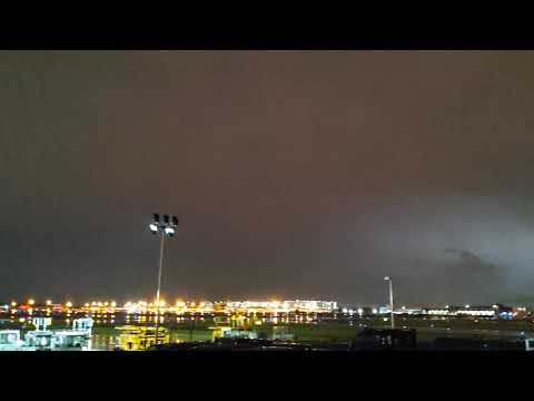 Stormy night at MSP Int airport. 8/14/2020