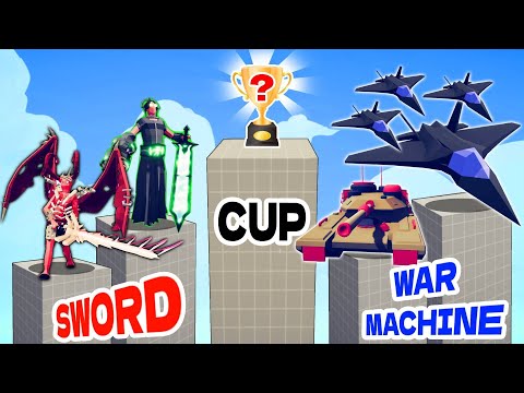 SUPER TOURNAMENT of ALL SWORD vs WAR MACHINE UNIT | TABS - Totally Accurate Battle Simulator