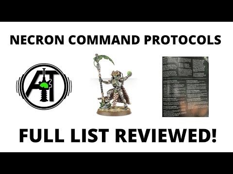 Command Protocols - Full List and Rules Reviewed - New Codex Necrons Rules