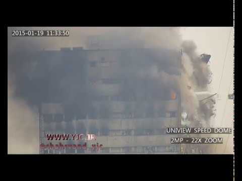The Plasco Building Demolition: Midrange Stationary View