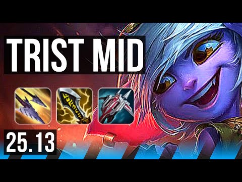 TRISTANA vs YASUO (MID) | Legendary | KR Master | 25.13