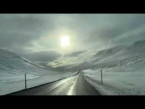 Driving through Iceland