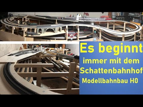 Modellbahn H0 - Es beginnt immer mit dem Schattenbahnhof - Bau einer Modellbahn in H0