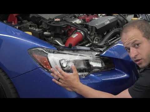how to install paint protection film to your headlights