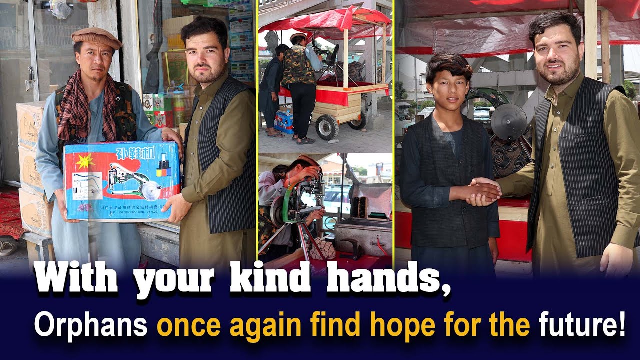 With your kind hands, orphans once again find hope for the future.
