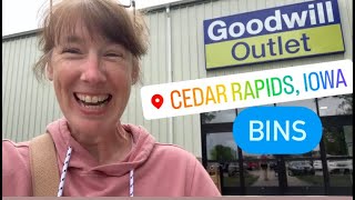 Thrifting the Cedar Rapids, Iowa Goodwill Outlet Bins - Traveling the Midwest for a Thrift Adventure
