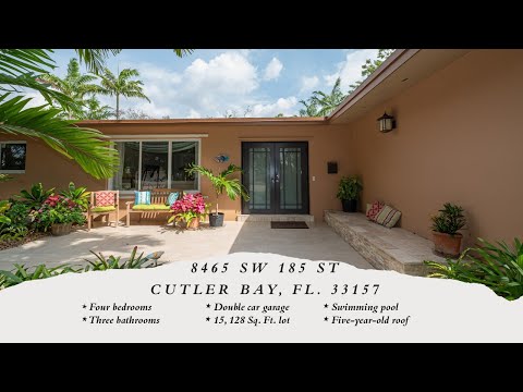 For Sale! 8465 SW 185 ST Cutler Bay, Fl. 33157