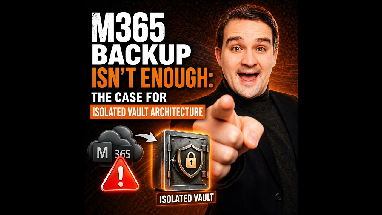 M365 Backup Isn't Enough: The Case for Isolated Vault Architecture M365 Backup Isn't Enough: The Case for Isolated Vault Architecture