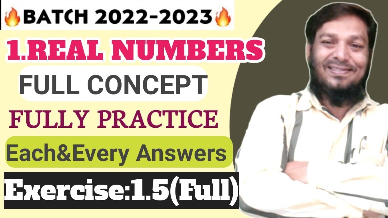 TS/AP 10th class MATHS||1.REAL NUMBERS||Exercise:1.5(full exercise)