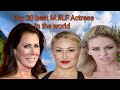 Top 20 Over 40 Years Stars Or Female Actresses Part1 Top 20 Mature Over 40 Years Stars