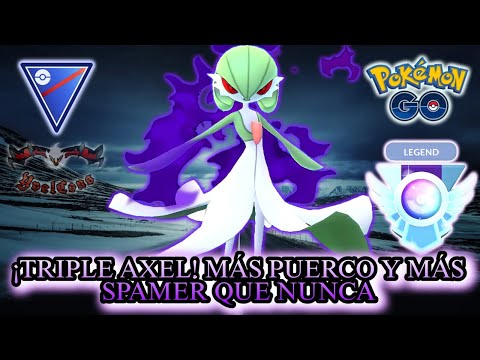 ¡LO MAS PUERCO! GARDEVOIR CON TRIPLE AXEL EN LA LIGA SUPER // PC-1500 // (PVP) #pokemongo