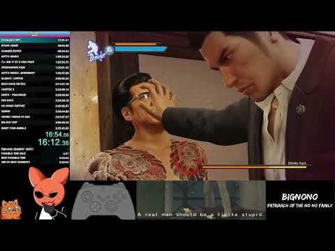 Yakuza 0 Any% Speedrun in 3:24:48 [Ex-WR]