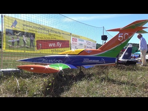 Over 310mph very Fast Diamond (Swordfish) RC Turbine Model Jet