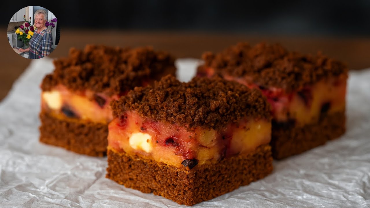 Ciasto Budyniowiec z owocami jest szybkie, proste i pyszne!