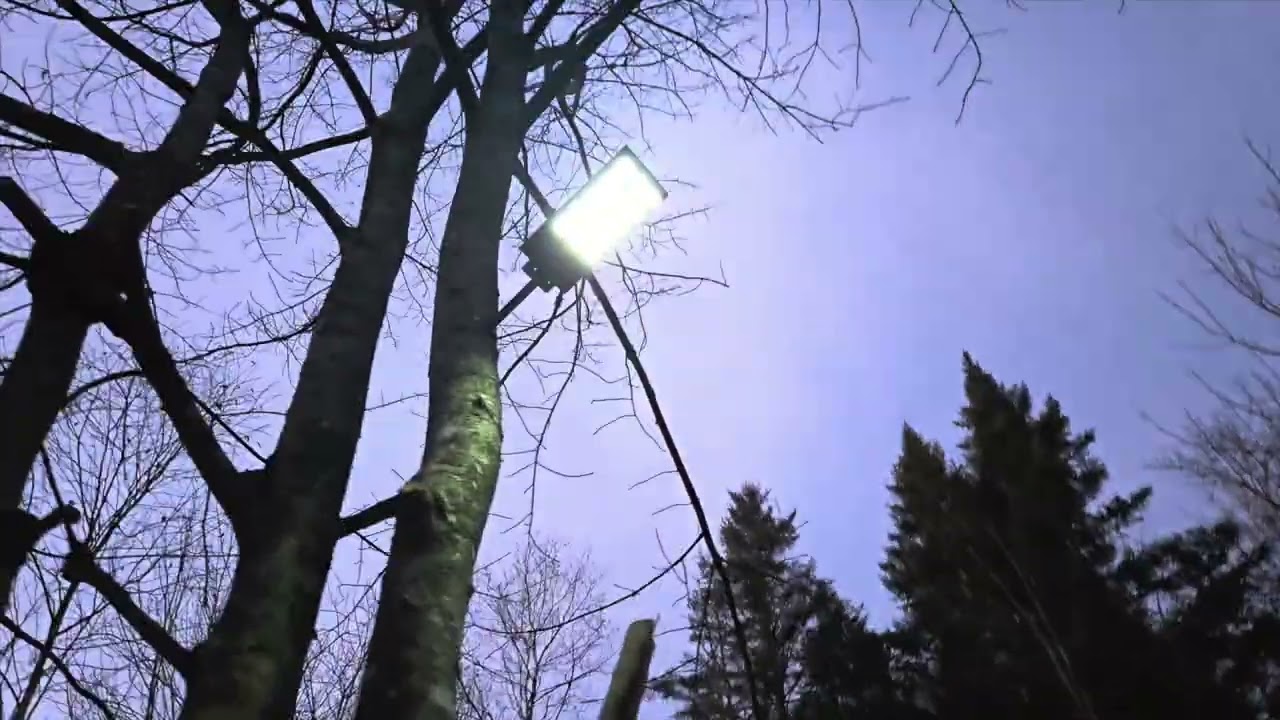 Solar Street Lights 8500K Solar Powered Review