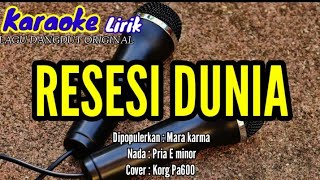 Download lagu RESESI DUNIA - Mara karma - Karaoke - lirik - nada - pria - E minor - cover - korg pa600. mp3