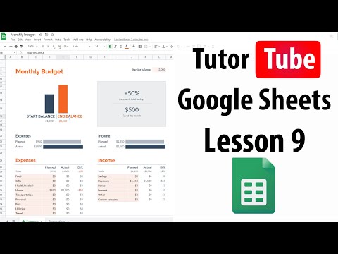 Google Sheets Tutorial Lesson 9 Format Text
