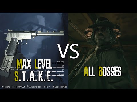 Max Level S.T.A.K.E. vs All Bosses (Village of Shadows) | Resident Evil Village