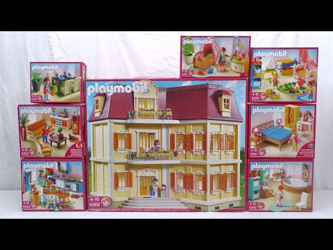 Playmobil unboxing: The Dollhouse (2010) – 5302, 5329, 5330, 5331, 5332, 5333... 5335