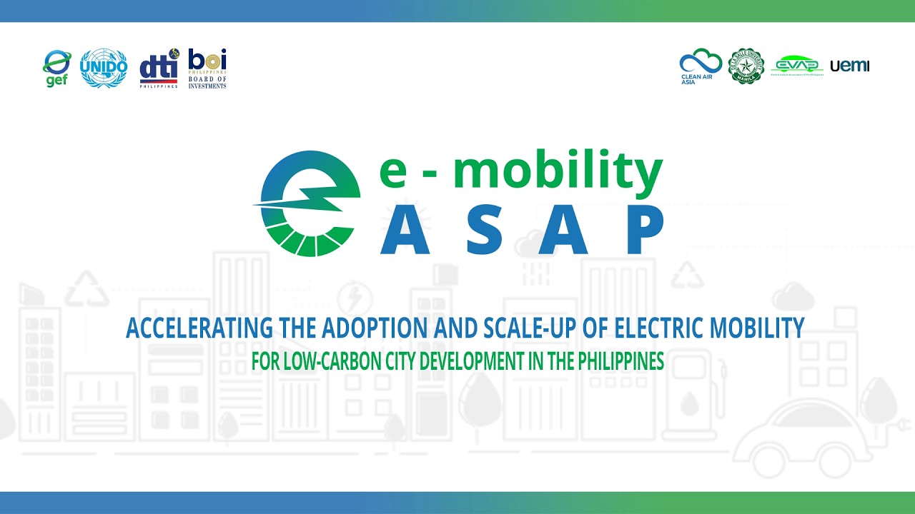 The e-mobility ASAP Project: Accelerating the Shift to Electric Mobility in the Philippines