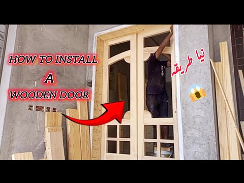 How To Install An Exterior Door In 10 Minutes! - Beginners Guide