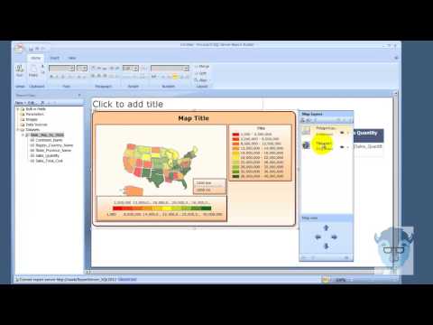 55005 5  Report Builder Basic Maps with color