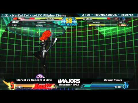 Northwest Majors 3 - Marvel vs Capcom 3 3v3 Grand Finals - NorCal.Col vs Tronsaurus