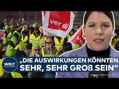 Video Thumbnail: WARNSTREIKS AN FLUGHÄFEN: Verdi ruft Bodenpersonal zum Arbeitskampf auf! Was Sie jetzt wissen müssen