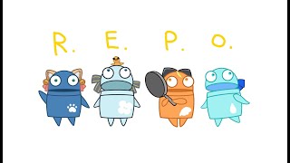 【#R.E.P.O.】 仲良し４人組でれぽする🐕