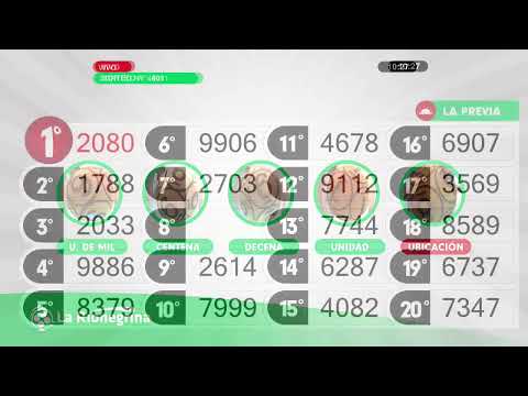 La Previa - Sorteo N° 4901/ 14-03-23 - LOTERIA DE RIO NEGRO- En Vivo