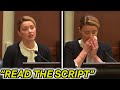 "Read The Script" Amber Heard YELLS At Her Own Lawyer While Testifying...
