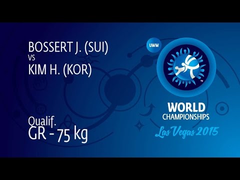 Qual. GR - 75 kg: H. KIM (KOR) df. J. BOSSERT (SUI) by TF, 8-0