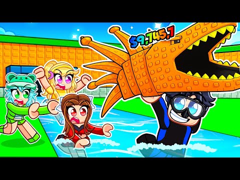 Andy Spends $945,754 for the RAREST SECRET FISH In Steal A Fish! (Roblox)