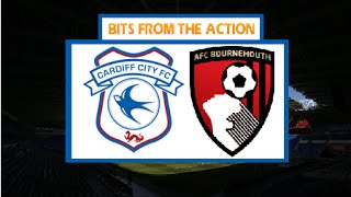 preview picture of video 'Cardiff 1-1 Bournemouth (Bits from the Action)'