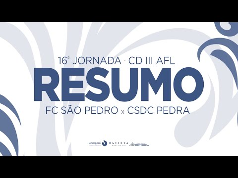 RESUMO: 16ª JORNADA | FCSP x PEDRA